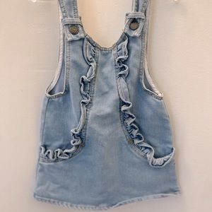 Super Cute Baby Girl Denim Dress with Ruffle